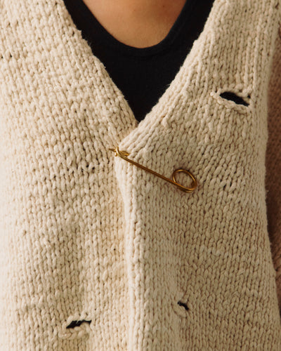 Lauren Manoogian Handknit Wabi Cardigan, Natural