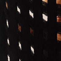 Lauren Manoogian Handwoven Grid Wrap, Black
