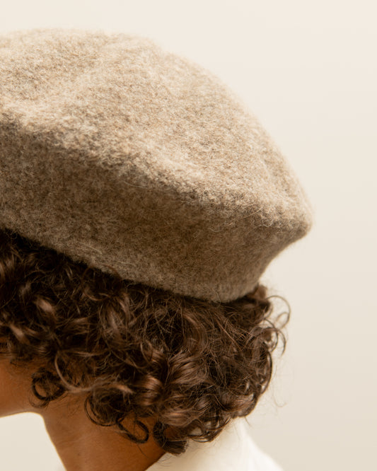 Lauren Manoogian Horizontal Beret, Granite