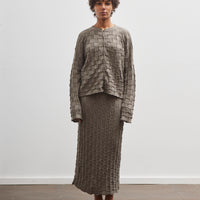 Lauren Manoogian Inlay Cardigan, Concrete