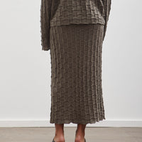 Lauren Manoogian Inlay Skirt, Concrete