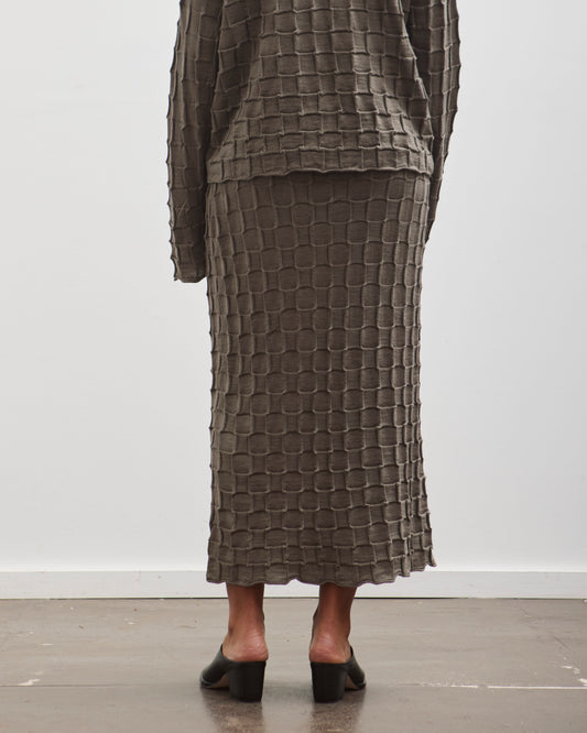 Lauren Manoogian Inlay Skirt, Concrete