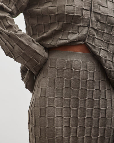 Lauren Manoogian Inlay Skirt, Concrete