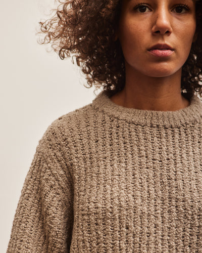 Lauren Manoogian Ladders Crewneck, Taupe