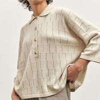 Lauren Manoogian Lattice Polo, Flax