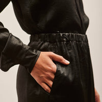 Lauren Manoogian Luster Pants, Black