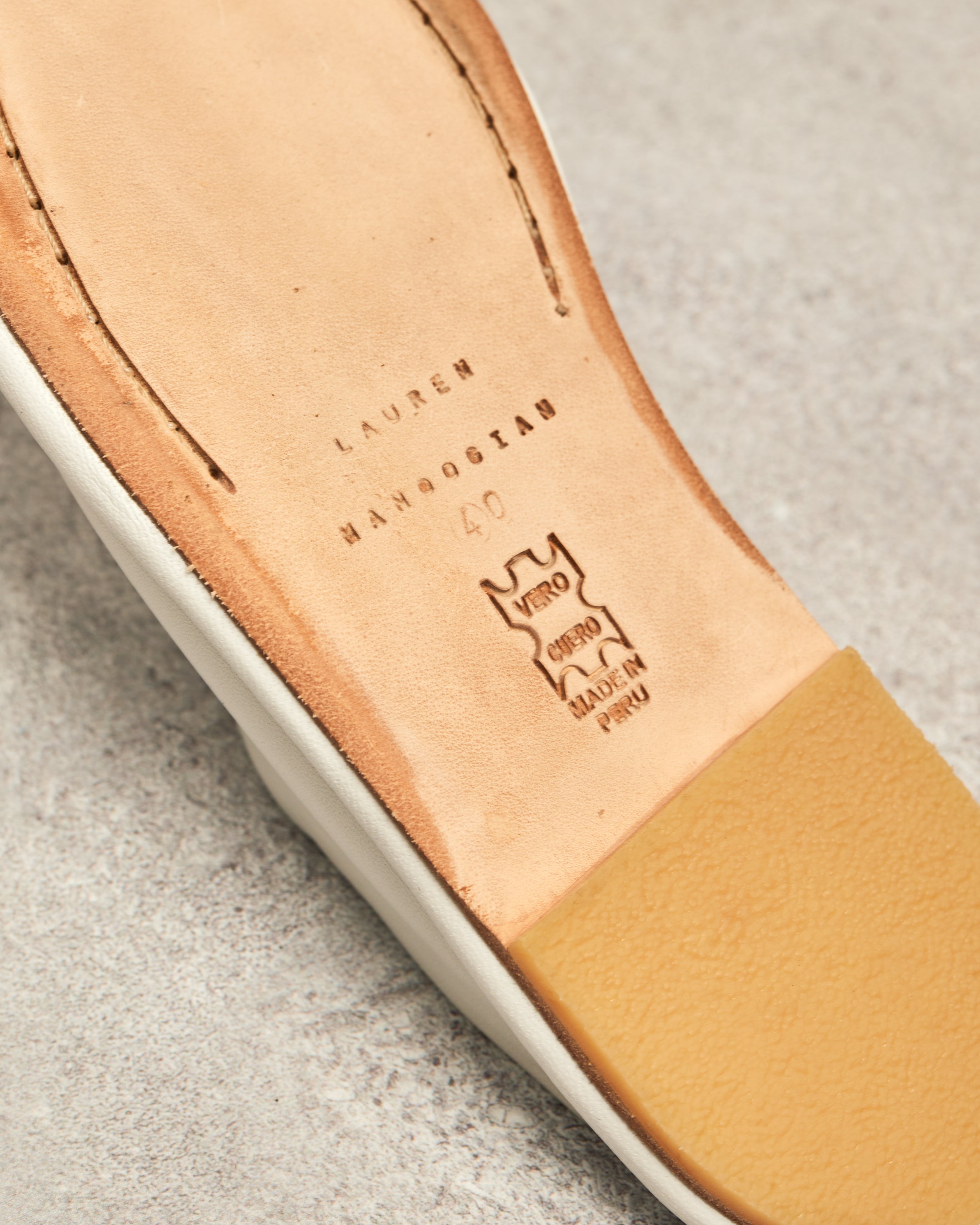 Lauren Manoogian New Fold Mules, Natural – Glasswing