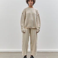 Lauren Manoogian Ottoman Crewneck, Alabaster / Carrara