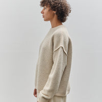 Lauren Manoogian Ottoman Crewneck, Alabaster / Carrara