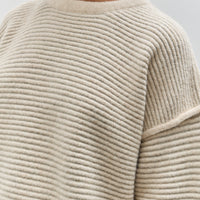 Lauren Manoogian Ottoman Crewneck, Alabaster / Carrara