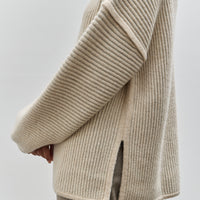 Lauren Manoogian Ottoman Turtleneck, Alabaster / Carrara