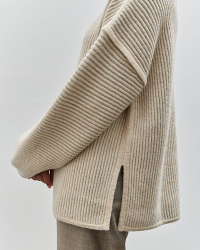 Lauren Manoogian Ottoman Turtleneck, Alabaster / Carrara