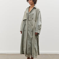 Lauren Manoogian Overlay Trench, Dirty Blue