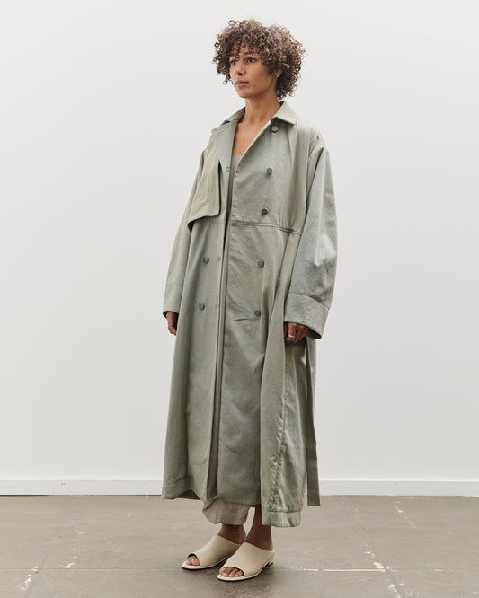 Lauren Manoogian Overlay Trench, Dirty Blue