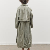 Lauren Manoogian Overlay Trench, Dirty Blue