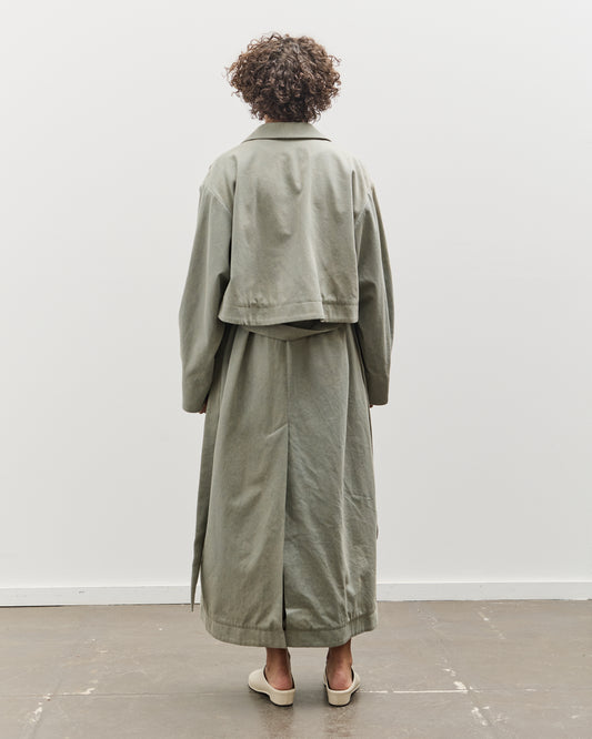 Lauren Manoogian Overlay Trench, Dirty Blue
