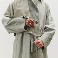 Lauren Manoogian Overlay Trench, Dirty Blue