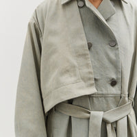 Lauren Manoogian Overlay Trench, Dirty Blue