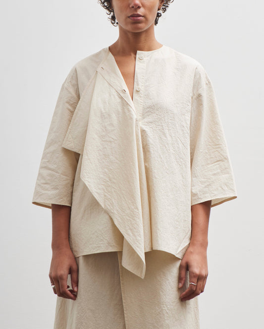 Lauren Manoogian Panel Shirt, Ivory