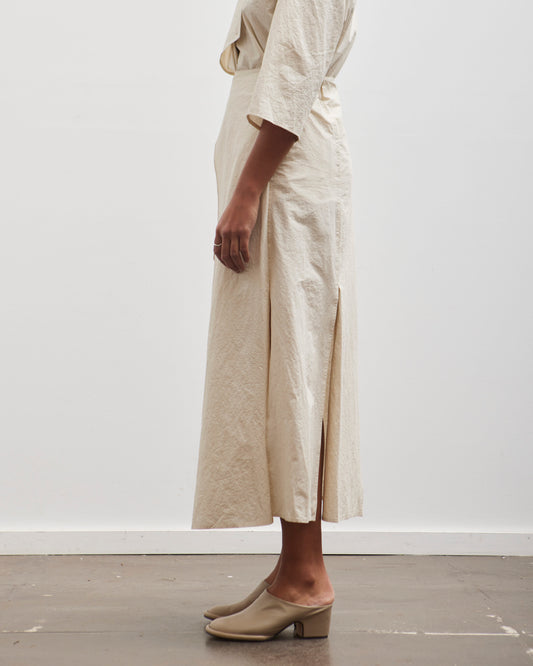 Lauren Manoogian Panel Skirt, Ivory