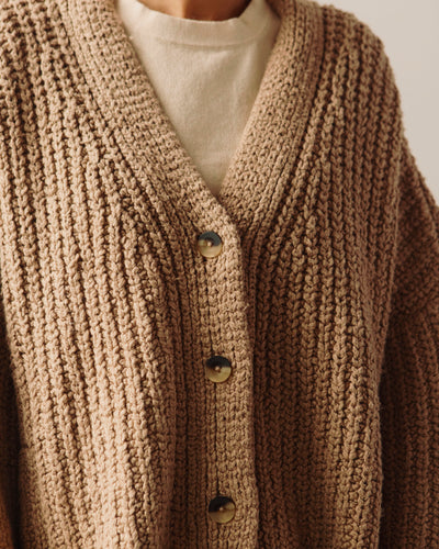 Lauren Manoogian Shaker Cardigan, Taupe