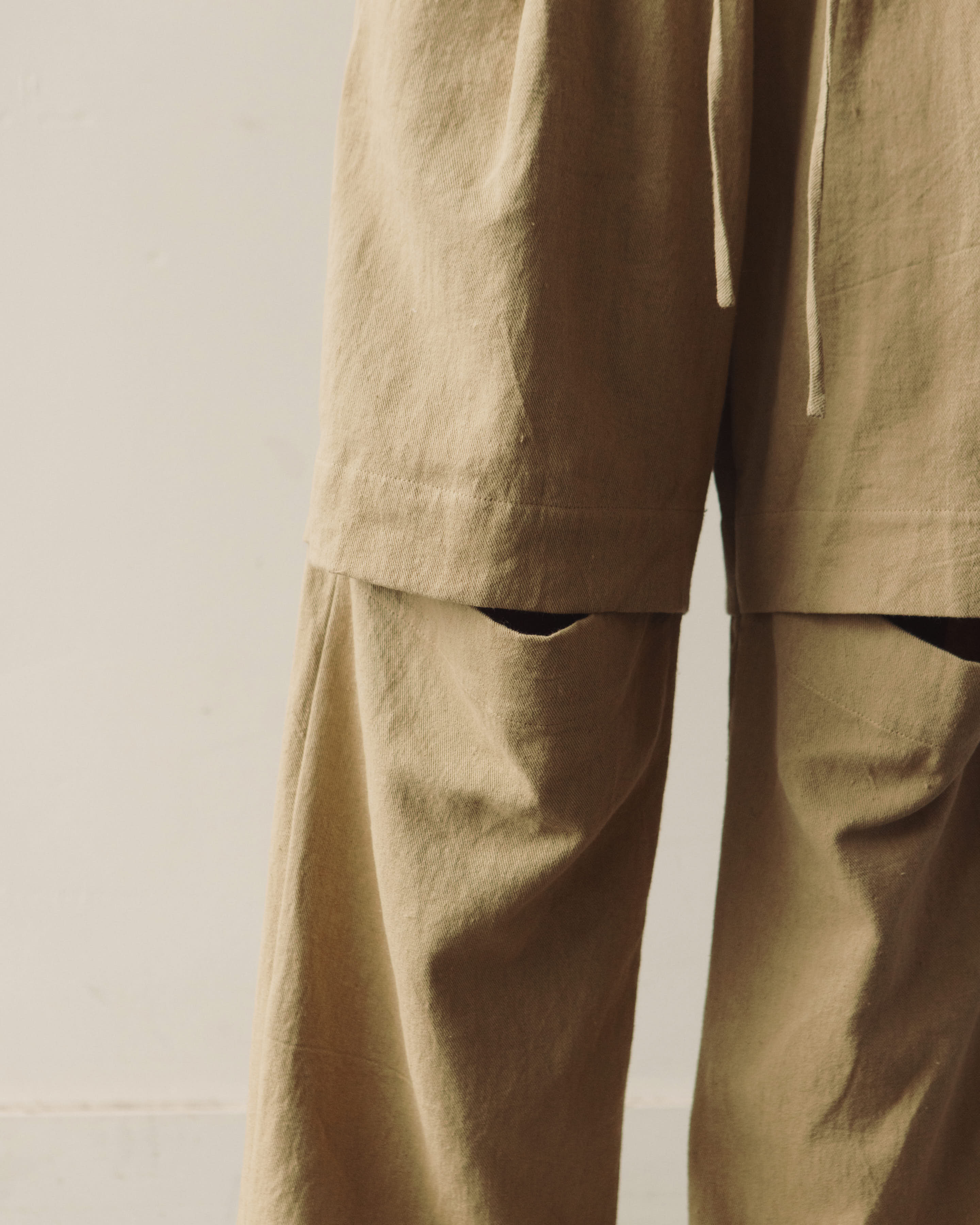 Lauren Manoogian Split Pants, Natural – Glasswing