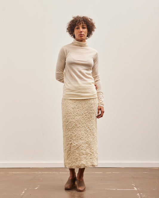 Lauren Manoogian Gauze Skirt, Raw White