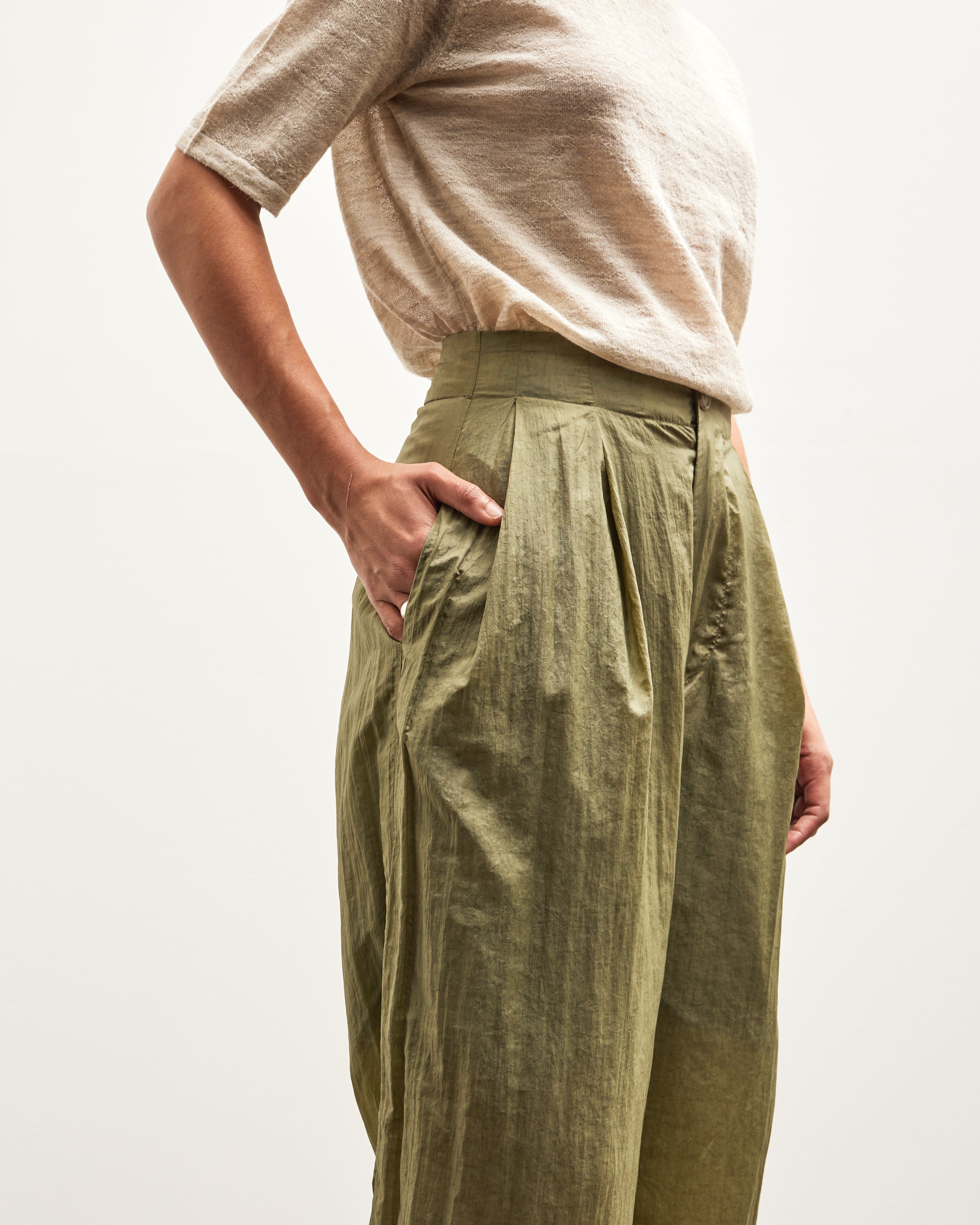 Lauren Manoogian Trace Trouser, Juniper – Glasswing