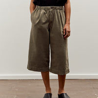 Lauren Manoogian Washed Crop Trouser, Fatigue