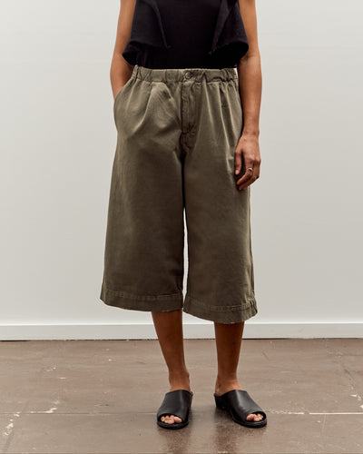 Lauren Manoogian Washed Crop Trouser, Fatigue
