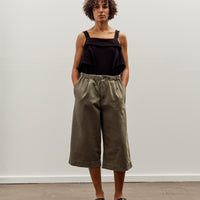 Lauren Manoogian Washed Crop Trouser, Fatigue