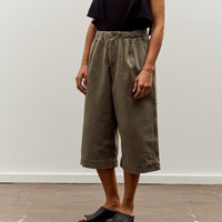Lauren Manoogian Washed Crop Trouser, Fatigue