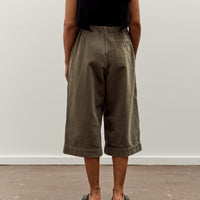 Lauren Manoogian Washed Crop Trouser, Fatigue