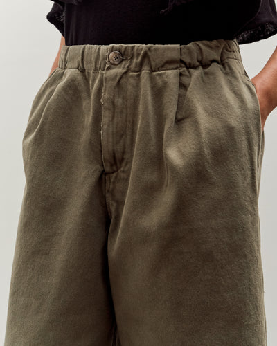 Lauren Manoogian Washed Crop Trouser, Fatigue