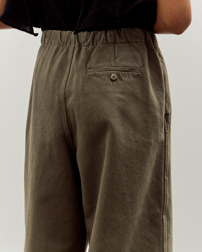 Lauren Manoogian Washed Crop Trouser, Fatigue