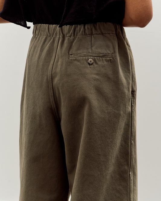 Lauren Manoogian Washed Crop Trouser, Fatigue