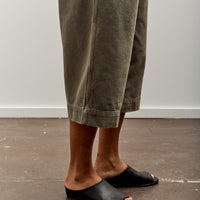Lauren Manoogian Washed Crop Trouser, Fatigue
