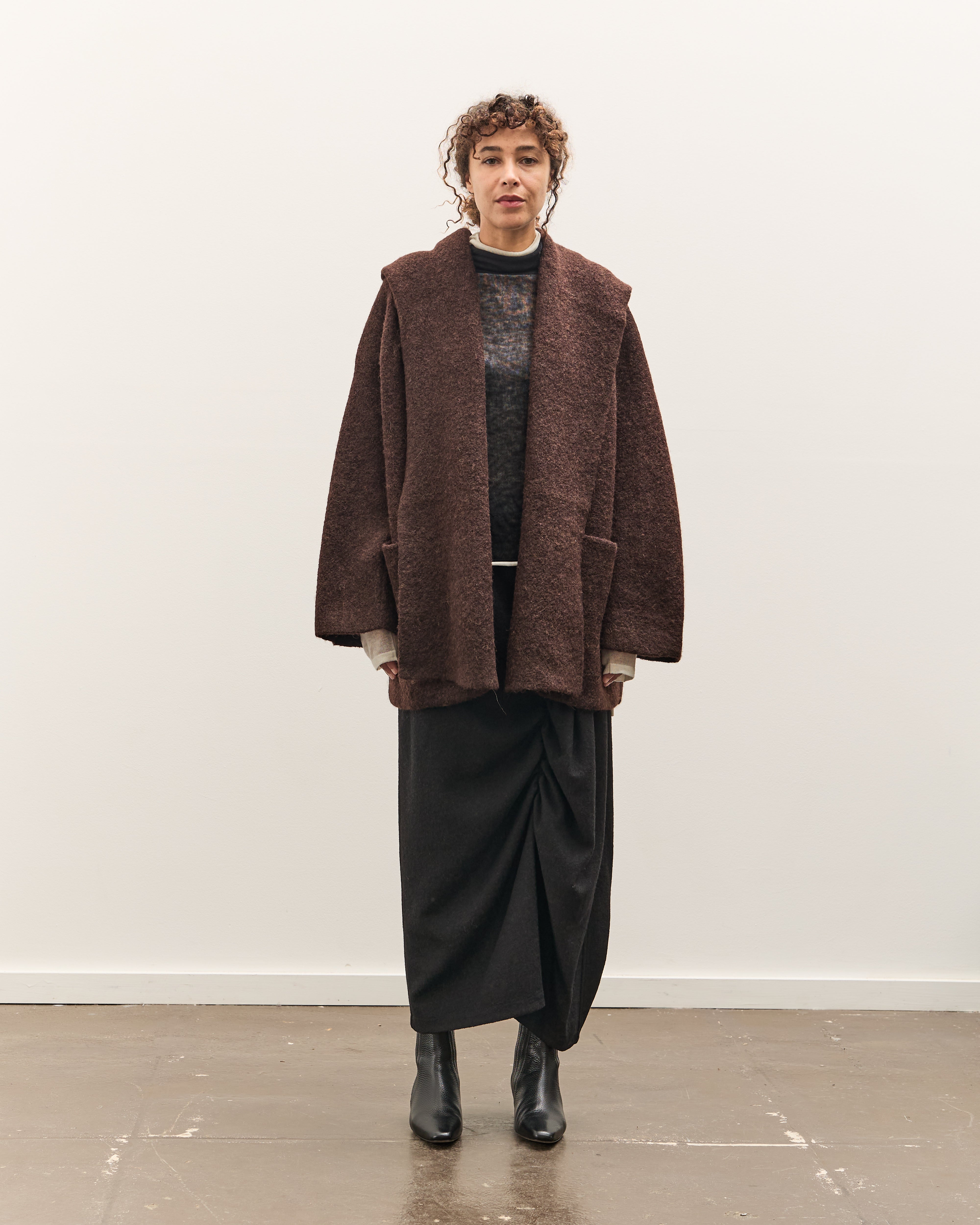 Lauren Manoogian Double Face Coat, Merlot – Glasswing