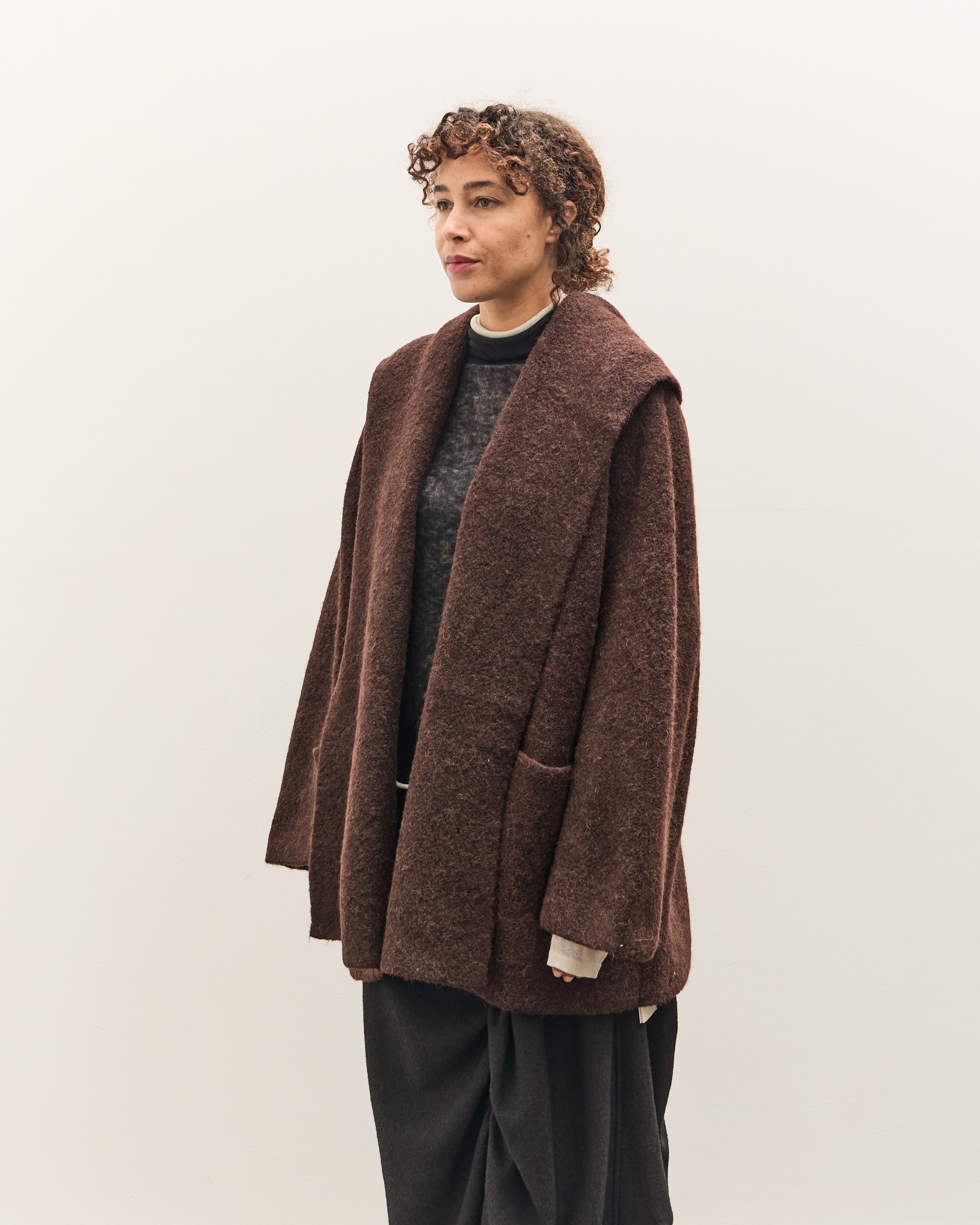 Lauren Manoogian Double Face Coat, Merlot – Glasswing
