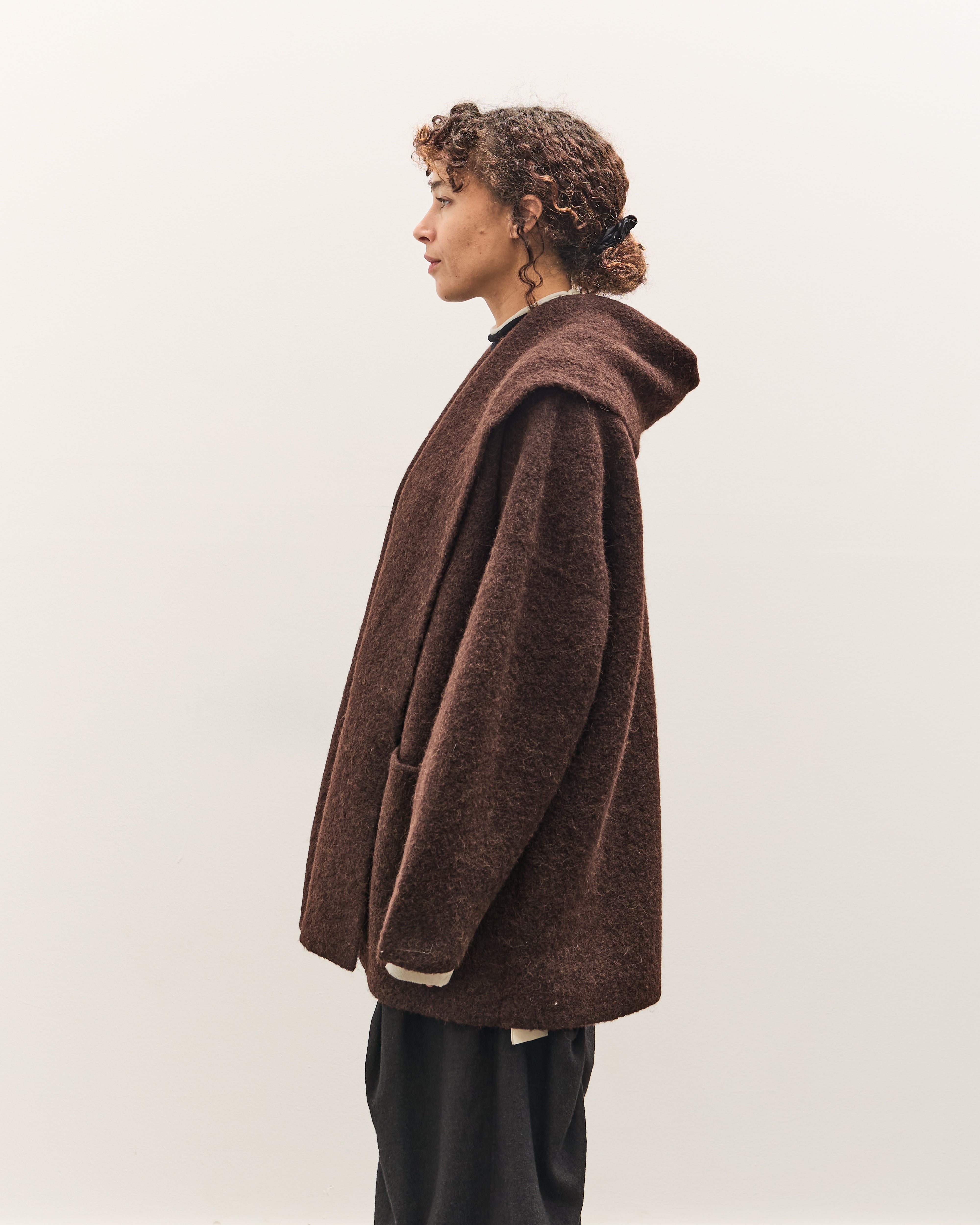 LAUREN MANOOGIAN DOUBLE FACE GAWN ニットガウン Double Face Coat in Blackened | Lauren Manoogian | Covet + Lou