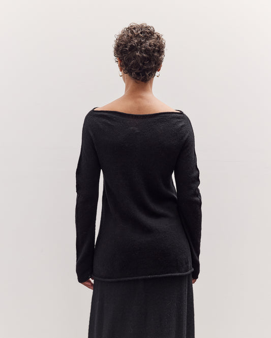 Off Shoulder Top, Black