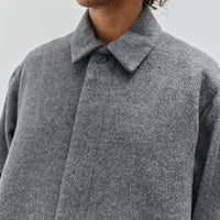 Lauren Manoogian Brushed Car Coat, Charcoal