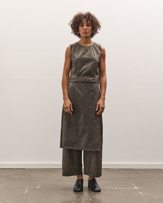 Lauren Manoogian Crop Bodice, Pewter