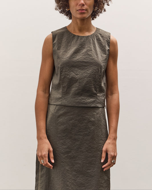 Lauren Manoogian Crop Bodice, Pewter