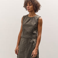 Lauren Manoogian Crop Bodice, Pewter