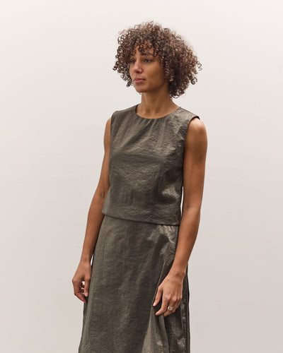 Lauren Manoogian Crop Bodice, Pewter