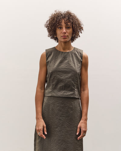 Lauren Manoogian Crop Bodice, Pewter