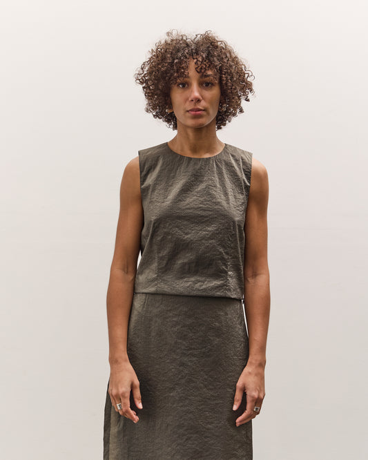 Lauren Manoogian Crop Bodice, Pewter