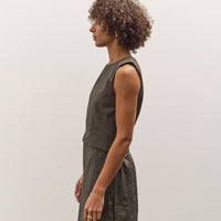 Lauren Manoogian Crop Bodice, Pewter