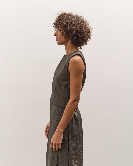 Lauren Manoogian Crop Bodice, Pewter